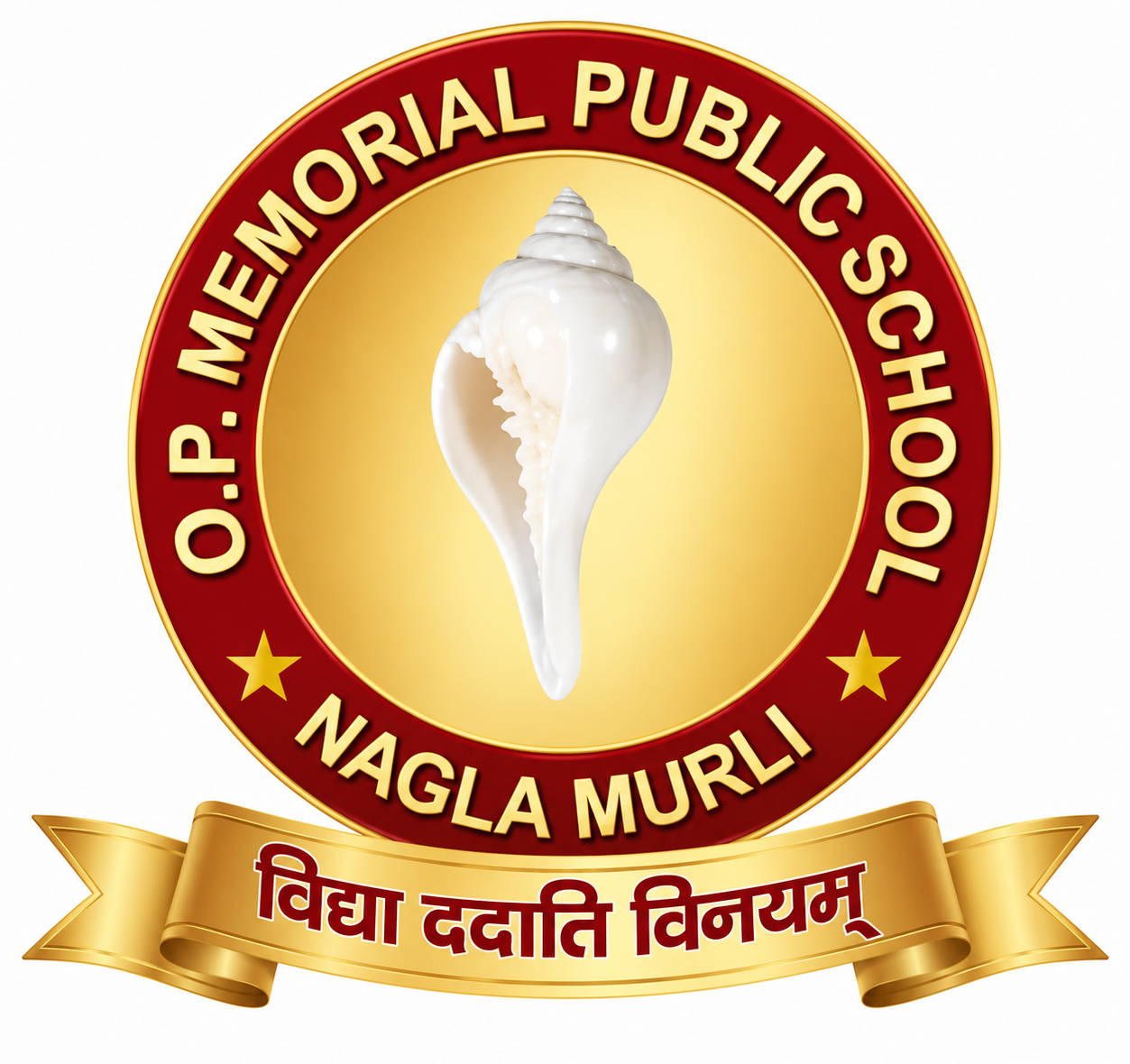 O.P Memorial Public School Logo